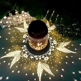 1pc Hummingbird Solar Lantern Lights, Outdoor Hanging Metal Decor Lanterns-Waterproof LED Decorative Light for Garden Patio Yard Lawn Backyard Front Porch As G