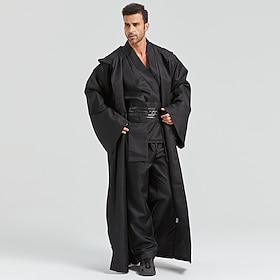 Anakin Skywalker Jedi Knight Cosplay Costume Outfits Cosplay Halloween for Men's Women's Boys' Kid's Adults' Halloween Carnival Masquerade
