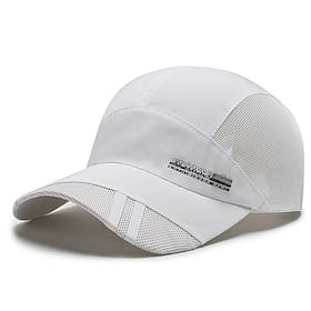 Men's Baseball Cap Sun Hat Trucker Hat Black White Polyester Fashion Casual Street Daily Letter Adjustable Sunscreen Breathable