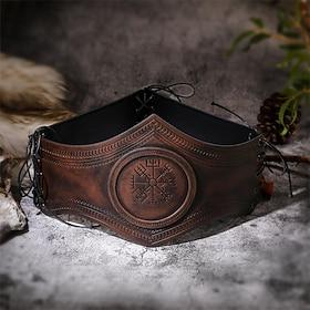 Punk Gothic Medieval Renaissance Waist Belt Viking Fancy Dress Men's Women's Unisex Viking Halloween Carnival Masquerade Renaissance Fair LARP Ren Faire Adult