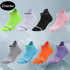 Unisex Socks Compression Socks Bike Socks Sports Socks Athletic Socks Camping / Hiking Outdoor Exercise Cycling / Bike Bike / Cycling Warm Non-Skid Stretchy 2
