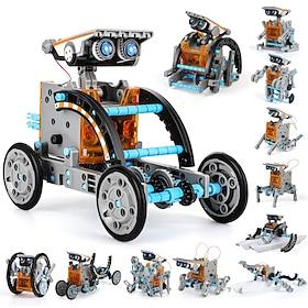 12-in-1 STEM Solar Robot Kit - Educational Building Science Experiment Set, Ideal Birthday Gift for Kids, Boys, Girls
