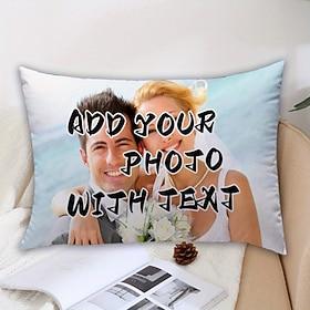 tilpasset lumbal putetrekk legg til ditt bilde personlig bilde design bilde mote casual putetrekk putetrekk 3 stk