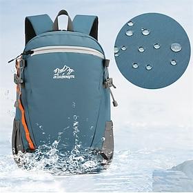 20-35 L Rygsække til dagture Rygsæk Lynlås Multi lomme - Påførelig Holdbar Udendørs Vandring Camping Militær Nylon Sort Blå Brun
