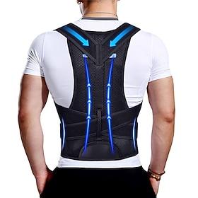 Upgraded Posture Corrector Back Brace for Men and Women, New Version Lumbar Support for Posture Improving and Pain Relief, Full Back Support for Neck, Shoulder