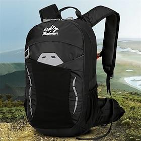 20-35 L Rygsække til dagture Rygsæk Lynlås Multi lomme - Påførelig Holdbar Udendørs Vandring Camping Militær Nylon Sort Blå Mørkegrå