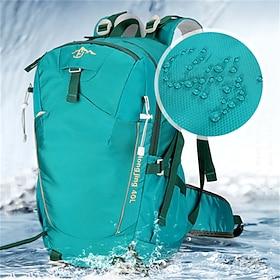 40 L Rygsække til dagture Rygsæk Lynlås Multi lomme - Påførelig Holdbar Udendørs Vandring Camping Militær Nylon Sort Rød Mørk Marineblå