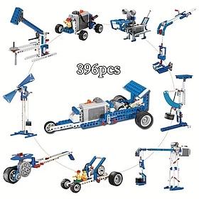 9686 Technical Parts Multi Technology Programming Educational Building Blocks Power Function Set for School Students(396pc) Christmas Gift