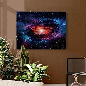 universe galaxy led canvas veggkunst led opplyst veggdekor 2aa batteridrevet opplyst canvas print led lys kjøkken soverom eller hjemmeinnredning