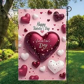 valentinsdag hjerte hage flagg for uteplass hage hjem dekorasjon utendørs dekorasjoner
