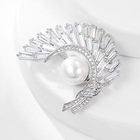 Dame Nåler MOON Stilfull Enkel Brosje Smykker Sølv Til Arbeid Daglig