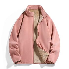 Dames Fleecejack voor wandelen Fleece Winter Buitenshuis Thermisch Warm Voering van fleece Fleece jacks Volledige rits Klimmen Kamperen / wandelen / grotten ve