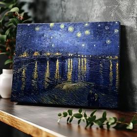 the starry night led canvas veggkunst led opplyst veggdekor 2aa batteridrevet opplyst canvas print led lys kjøkken soverom eller hjemmeinnredning