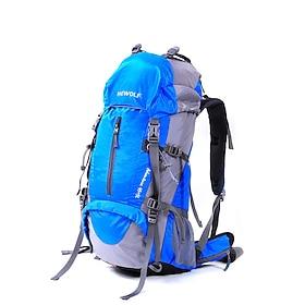 50 L Daypack Rucksack Zipper Multi Pocket - Wearable Durable Outdoor Hiking Camping Military Nylon Black Army Green Blue