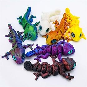 (2-pakning) mystisk kameleon-kameleon artikulerende fidget-leke