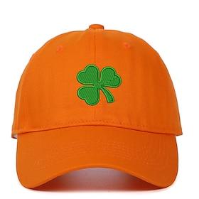 Herre Baseballcaps Solhatt Trucker Hat Svart Hvit 100% bomull Broderi Mote Fritid Daglig Saint Patricks dag kløver Justerbare Solkrem Pustende