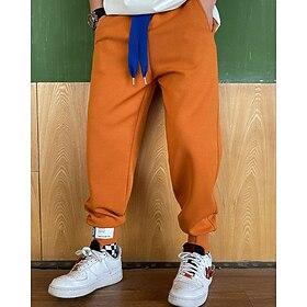 Men's Athletic Pants Sweatpants Joggers Trousers Pocket Drawstring Elastic Waist Plain Comfort Sports Outdoor Daily Fashion Casual Black White Micro-elastic