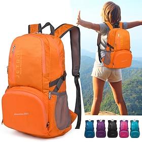 20-35 L Daypack Rucksack Zipper Multi Pocket - Wearable Durable Outdoor Hiking Camping Military Nylon Black Royal Blue Blue