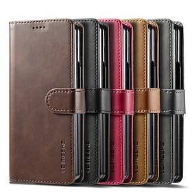 telefoon hoesje Voor Samsung Galaxy Z-vouw 6 Z Fold 5 Z Fold 4 Z Fold 3 Flip cover met standaard Magnetisch Kaartsleuf Retro TPU PU-nahka