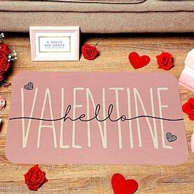 valentinsdag kjærlighet dørmatte kjøkkenmatte gulvmatte sklisikkert teppe oljetett teppe innendørs utendørs matte soveromsdekor baderomsmatte inngangsteppe