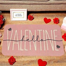 valentinsdag kjærlighet dørmatte kjøkkenmatte gulvmatte sklisikkert teppe oljetett teppe innendørs utendørs matte soveromsdekor baderomsmatte inngangsteppe