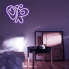 Olivia Glowing Neon Art Sign Light Dimmable Purple LED Light USB Powered Switch Control Perfect for Bedroom Living Room College Dorm Girls Room Decor Unique Gi