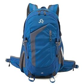 36-55 L Daypack Rucksack Zipper Multi Pocket - Wearable Durable Outdoor Hiking Camping Military Nylon Black Blue Orange