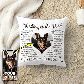 tilpasset putetrekk pet foto minnesmerke pute sympati gave personlige minnegaver for kjæledyr elskere