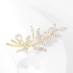 Dame Nåler geometriske Blomst Stilfull Enkel Brosje Smykker Gylden Til Arbeid Daglig