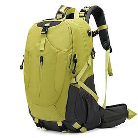 36-55 L Daypack Rucksack Zipper Multi Pocket - Wearable Durable Outdoor Hiking Camping Military Nylon Black Yellow Blue