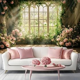 valentinsdag bryllup bakteppe hengende billedvev veggkunst stor billedvev veggmaleri dekor fotografi teppe gardin hjem soverom stue dekorasjon