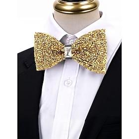 goldene Strass-Fliege für Herren – elegantes formelles Accessoire mit Kristalldetails, perfekt für Hochzeiten, Partys und besondere Anlässe