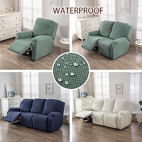 Waterproof 1/2/3 Recliner Sofa Cover Elastic Sofa Protector Lazy Boy Relax Armchair Covers Couch Cover Stretch Slipcovers For Home Decor