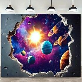 Planet Hanging Tapestry Wall Art Universe Large Tapestry Mural Decor Photograph Backdrop Blanket Curtain Home Bedroom Living Room Decoration