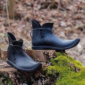 Retro Vintage Medieval Renaissance Shoes Fancy Dress Men's Celtic Pirate Halloween Carnival Masquerade Masquerade Party Evening Adults Shoes