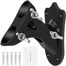 Flag Pole Holder for Outside House, Outdoor Flag Holder, Metal Flag Pole Bracket, Aluminum Alloy Flag Mount, Heavy Duty Flagpole Mounting Bracket, Dual Positio