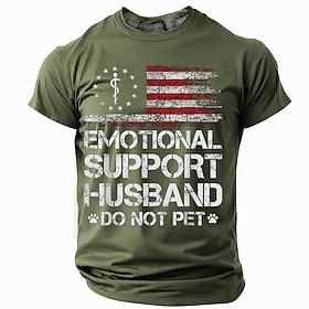 Men's Funny Slang T Shirt Short Sleeve T shirt 3D Print Crew Neck Shirt Fashion Daily Basic Street Casual Daily Black Blue Green Summer Spring Clothing Apparel