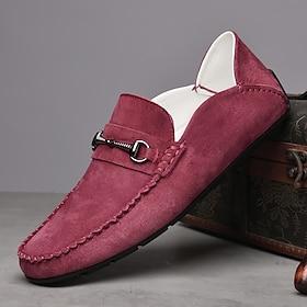 Men's  Loafers Slip-On Driving Moccasins, Comfortable Soft Sole Casual Shoes with Horsebit Detail for Business and Daily Wear