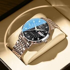 827 New Fashionable Men's Waterproof Night Light Watch for Students Luxurious Trend Fashionable Men's Watch