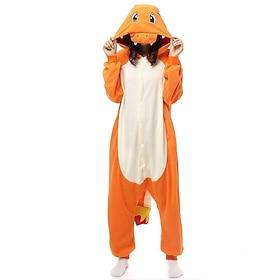 Kigurumi Pajamas Fancy Costume Onesie Costume Animal Dinosaur Cartoon Warm Funny Costume Comfy Adults' Unisex Men and Women Christmas Halloween Carnival Party