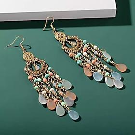1 Pair Earrings For Women's Street Date Beach Alloy Vintage Style