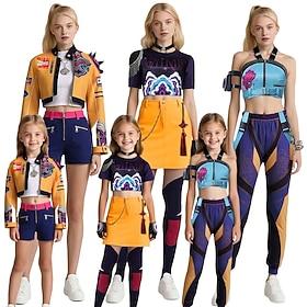 Korean Idol Inspired Pop Star Cosplay Costume Group Costume Fancy Dress Women's Girls' Kid's Adults' Halloween Carnival Performance Comic Con Anime Expo