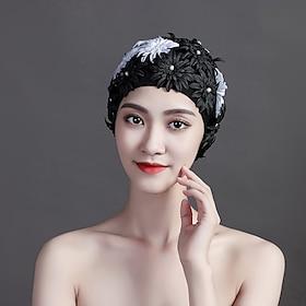 Fabric Swim Cap for Adults Nylon Extra Room Fit Comfortable Chlorine Resistant Hypoallergenic Swimming Surfing
