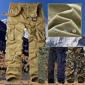 Men's Outdoor Pants Cargo Pants Hiking Pants Trousers Military Camouflage Spring Autumn / Fall Outdoor Regular Fit Waterproof Quick Dry Breathable Pants / Trou