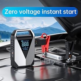 Car Jump Starter All-in-one Inflatable Pump 8000mah Portable Charger Auto Starting Device Emergency Car Battery Starter