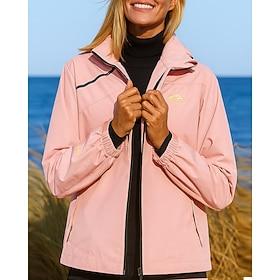 Women's Windbreaker Softshell Jacket Hiking Jacket Outdoor Waterproof Breathable Hiking Outfits Hiking Clothes Spring Autumn / Fall Top Fishing Camping / Hikin