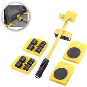 Heavy Duty Furniture Lifter with 4 Sliders Appliance Roller Moving Tools for Sofa Refrigerator Cabinet, Max Up for 150KG/330LB, Easily Redesign and Rearrange L