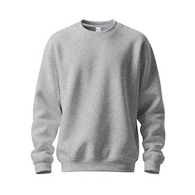 Men's Sweatshirt Fleece Sweatshirt Apricot Black Army Green Light Grey Dark Gray Crew Neck Plain Daily Sports Outdoor Holiday Polyester Streetwear Basic Casua