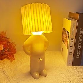 Funny Table Lamp, USB, Funny Turn ON/Off Switch Shy Boy Bedside Night Light Sense of Humor Gag Gift for Adults Mother Women Wife Girlfriend Birthday Valentine