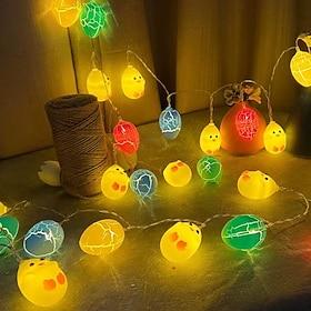 Easter Eggs LED String Lights USB Fairy String Lights Decor for Spring Easter Party Indoor Outdoor Decoration